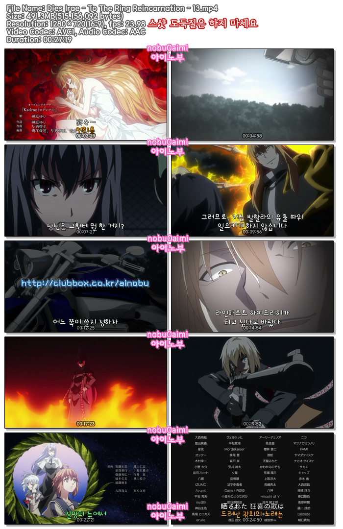 디에스 이레 Dies Irae 13화